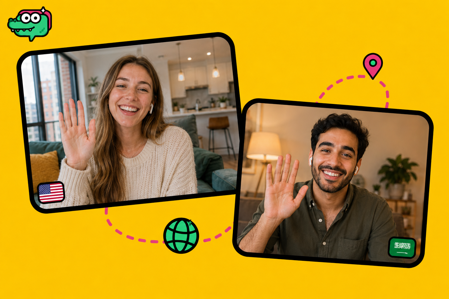 Lazzi photo cover for How to Meet People From Other Countries Online