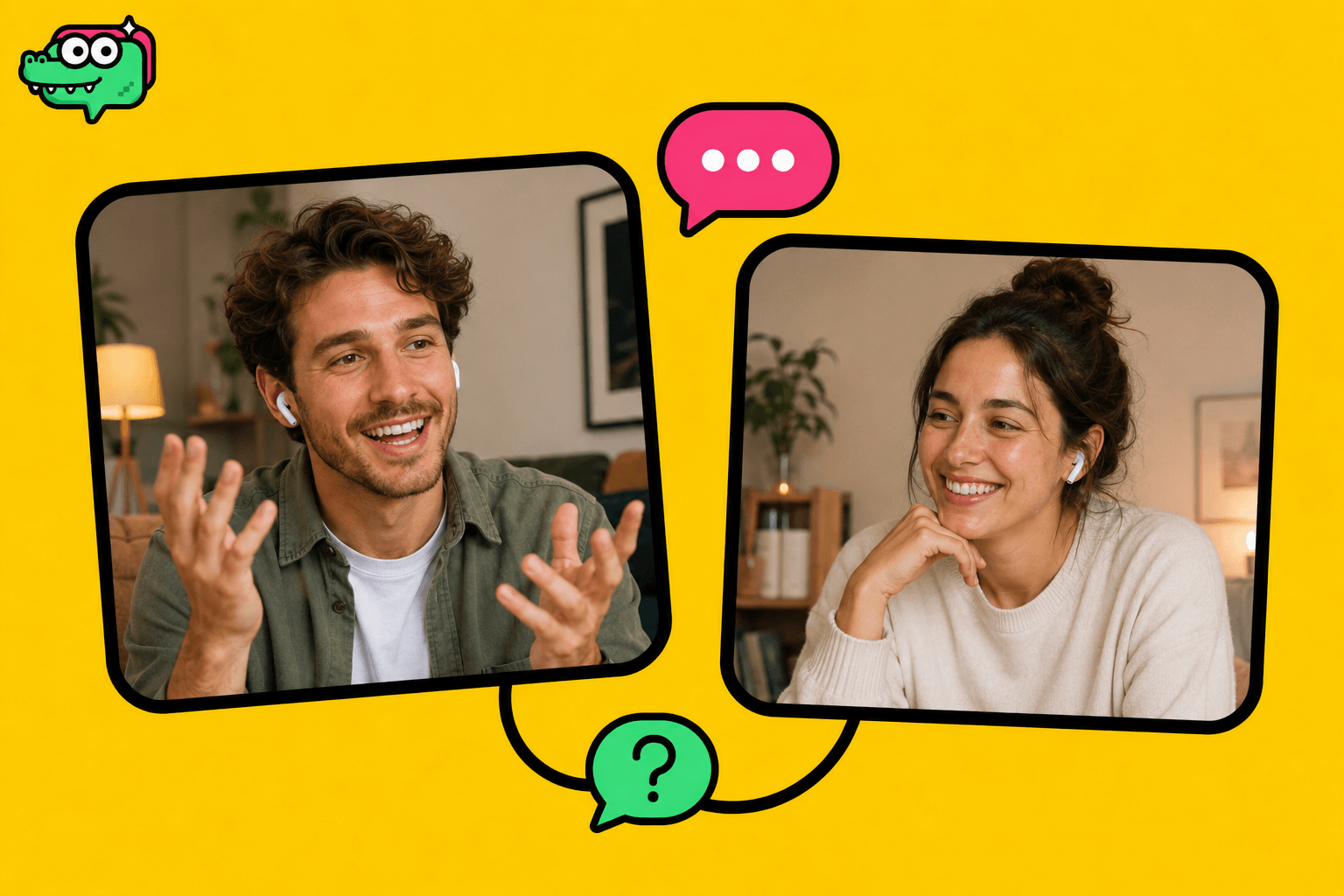 Lazzi photo cover for 25 Video Chat Conversation Starters That Feel Natural